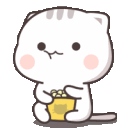 CatPopcorn Discord emoji