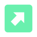 arrowtoprightboldboxgreenaccent2 Discord emoji