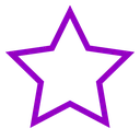 iconeetoilevideviolet