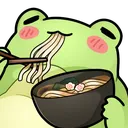 Frog Ramen Discord Emoji
