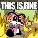 SarahBotThisIsFine Discord emoji
