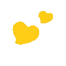 HeartsDarkYellow