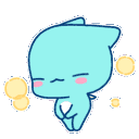 blue_kittyblush Discord Emoji
