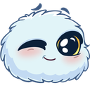 blue_fluffy_wink Discord emoji