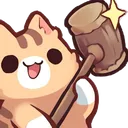 Hammer Cat Discord Emoji