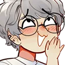 AnimeBoyLaugh Discord Emoji