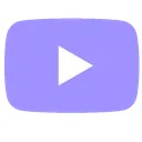 Purple You Tube Discord Emoji