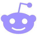 Purple Reddit Discord Emoji