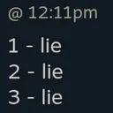 lie