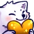 FurryCorazonDorado Discord Emoji