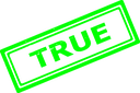 true