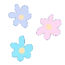 5BlueFlowerspastel