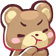 AUbearpout Discord emoji
