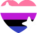 LGBTQGenderfluidheart