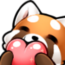 RedPanda_Heart Discord emoji