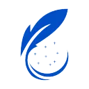 BlueSpinningFeather