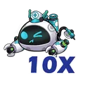 10X