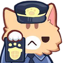 NekoCatPoliceCop Discord emoji