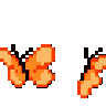 Orange Butterflies Discord Emoji