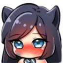 blushing blushing