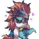 EB_ZoroarkLucarioHug