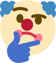 Clown Think Discord Emoji