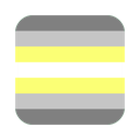 LGBTPrideFlagDemigender Discord emoji