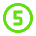 numeric5circleoutlinelightgreena Discord emoji