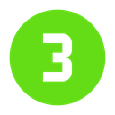 numeric3circlelightgreenaccent4 Discord emoji
