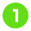 numeric1circlelightgreenaccent4 Discord emoji