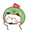 BGreenChickenWiggle Discord emoji
