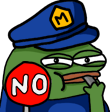 Pepe_Police_Stop_No Discord emoji