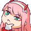 Zero_Two_Thinking Discord emoji