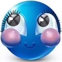 blueemojiblush Discord Emoji