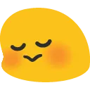 Blob Flushed Discord Emoji