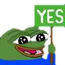 PepeVoteYes Discord Emoji
