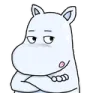 Moomin_Unamused Moomin_Unamused