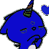 kissesunicornblue Discord Emoji