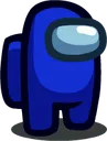 Blue Among Us Discord Emoji