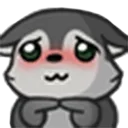 wolfy_owo_shy Discord Emoji