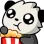 Pandapopcorn pandapopcorn Discord Emoji