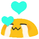 meltingblobCyanLove