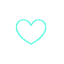 CyanSmallHeart2