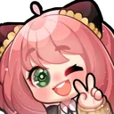 AA_Anya_PeaceOut Discord Emoji