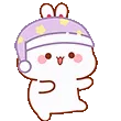 whitepastelbunnypajama