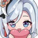 Shenhe Heart Discord Emoji
