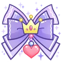 G1_PurpleBow_CottageONLYnosteal Discord Emoji