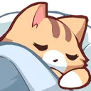Nekocat Sleep Discord Emoji