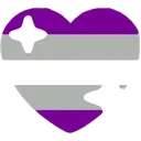 GraysexualPrideHeart