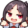 a_cute_shrug_smug_hehe Discord emoji